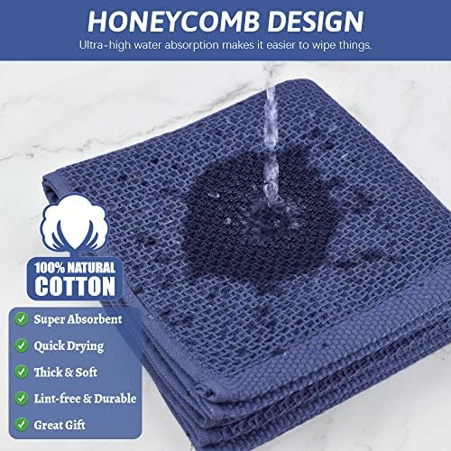 Nialnant 6 Pcs Kitchen Hand Towels, 100% Cotton,13 x 28 in - Image 4
