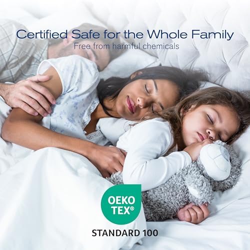 Pillows Standard Size Set of 4, Ultra Thick Down Alternative Bed Pillows,Cooling Hotel Quality Standard Pillow for Back, Stomach or Side Sleepers, Machine Washable(White,4 Pack) - Image 3