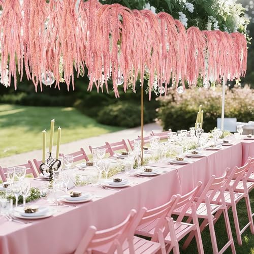 Suncalla 12 Pcs Amaranthus Artificial Flower,Pink,24 Inch - Image 5