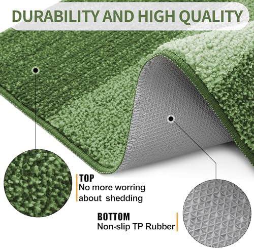 Kitinjoy Indoor Outdoor Door Mat, 54x32 Non-Slip Dirt Trapper Doormats - Image 3