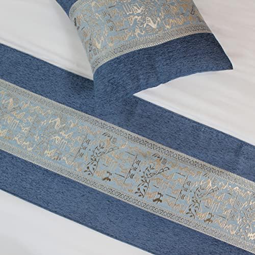 AMBERIS Chenille Bed Runner, Durable Decorative Bed Scarf for Home and Hotel (Pillowcases Sold Separately) - Image 3
