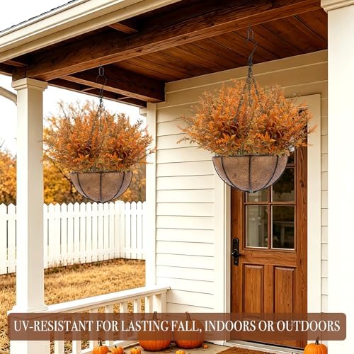 TURNMEON 20 Bundles Artificial Fall Flowers for Outdoors Fall Decorations - Image 5