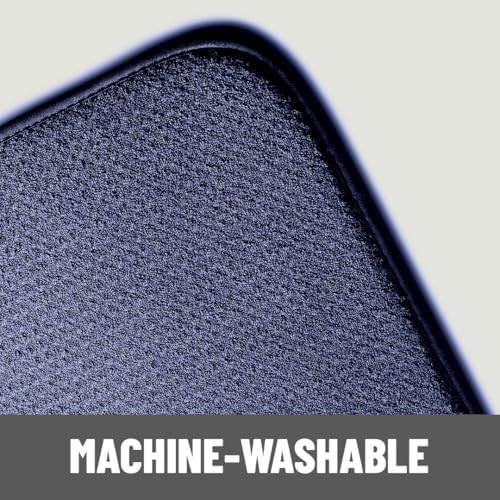 Bellemain Dish Drying Mat, Drying Matt Kitchen Counter, 16" x18" -Navy - Image 6