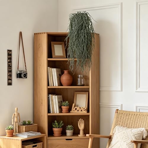 dallisten 4 Pcs Fake Hanging Plants, 36" Artificial Hanging Grass Plants Greenery Vines UV Resistant Faux Trailing Plants for Indoor Outdoor Wall Shelf Porch Boho Home Patio Decor(Dust Green) - Image 5