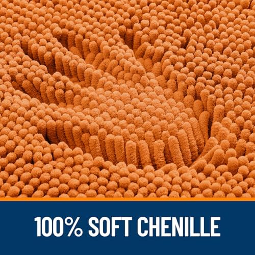 OLANLY Bathroom Rugs 34x21, Extra Soft Absorbent Chenille Bath Rugs - Image 3