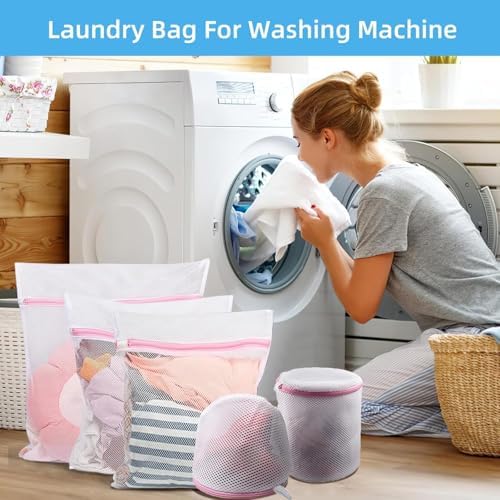 GOGOODA Mesh Laundry Bags for Delicates Durable Protective Wash Bags (Pack of 2) - Image 2