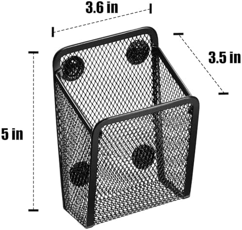 Magnetic Pencil Holder Whiteboard Pen Holder Locker Accessories (1-Slot*2) - Image 3