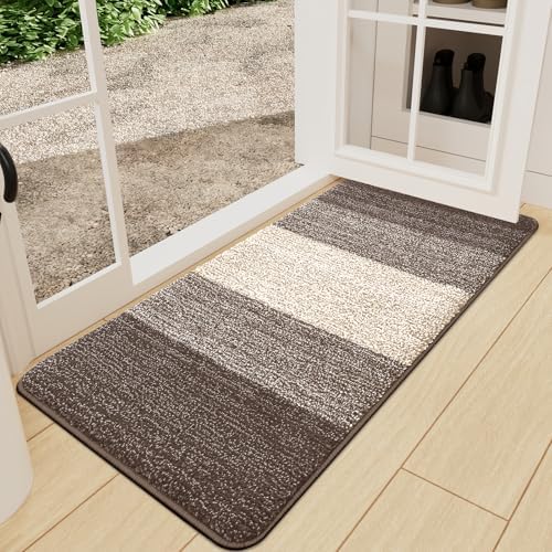 Kitinjoy Indoor Outdoor Door Mat, 47x24 Non-Slip Dirt Trapper Doormats by Kitinjoy
