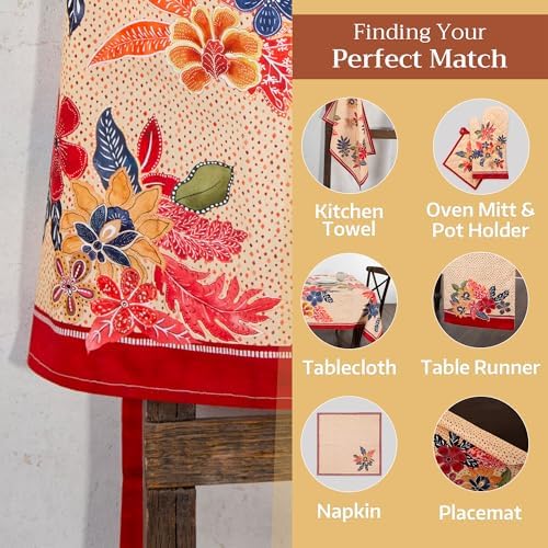 Maison d' Hermine Aprons for women with Pocket 100% Cotton (27.50"x31.50") - Image 5