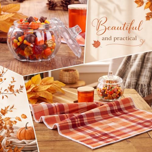 Havawish 7 Pcs Fall Kitchen Tray Table Decorations, Clear, Glass - Image 4