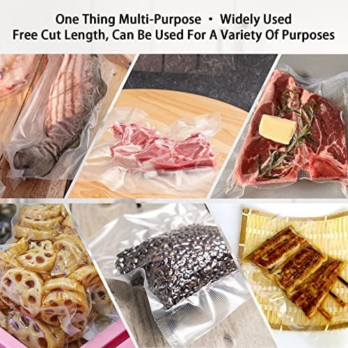Vacuum Sealer Bags,2.7"*4" 100 Pcs Heavy Duty Pre-Cut Design Commercial Grade Food Sealable Bag for Heat Seal Food Storage,Boilsafe to 280°F Freezable,Good for Storage,Meal Prep and Sous Vide - Image 7