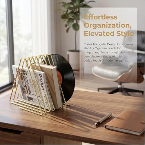 Gold Expandable Bookends, 11-Section, 2"-23.6" - Image 4