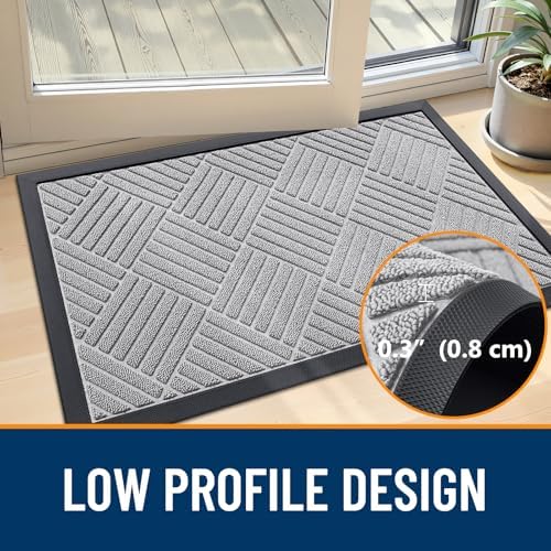 OLANLY Front Door Mat Outside Entrance 33x21, Waterproof Heavy-Duty Doormat - Image 5