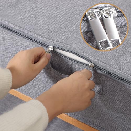 Under Bed Storage Container,Grey,23.6x11.8x5.9 Inch,3 Pack - Image 4
