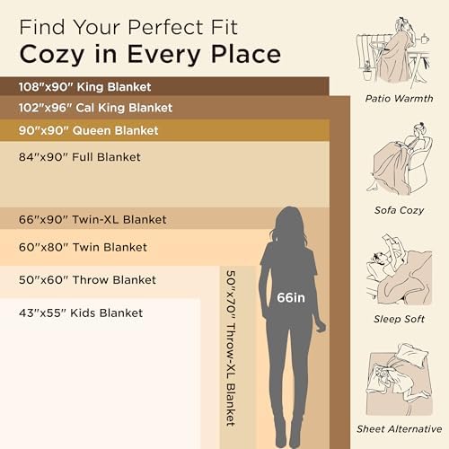 Bedsure GentleSoft Fleece Blanket Twin Size Grey - 300GSM Lightweight Plush Fuzzy Cozy Soft Warm Blanket for Bed, Sofa, Couch, Travel, Camping, 60x80 inches - Image 6