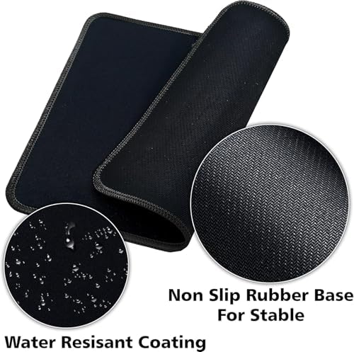 SaiTech IT 12 Pack Waterproof Mouse Pad, 8.66x7.1 inch, Black - Image 7