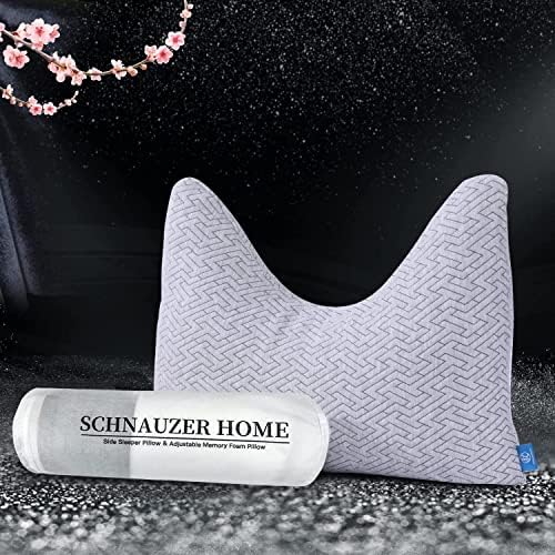 SCHNAUZER HOME King Size Side Sleeper Pillow for Neck and Shoulder Pain by SchnauzerHome