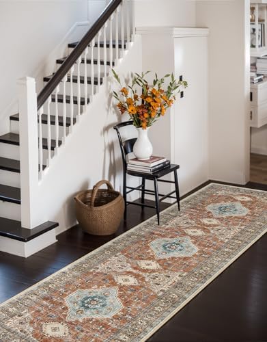 Lahome Oriental Hallway Runner Rug, 2.5x8 Washable Kitchen Runner Non Slip - Image 5