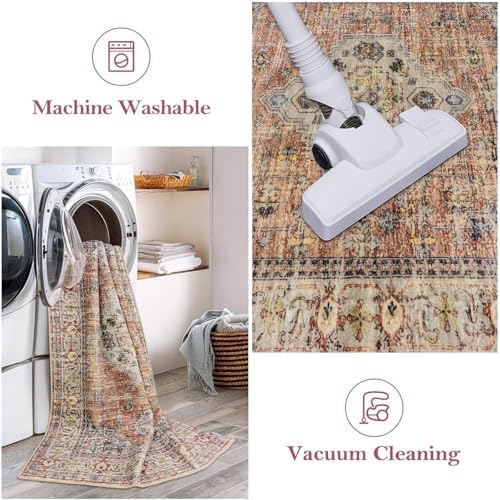 Lahome Oriental Kitchen Runner Rug Non Slip, 2x8 Runners for Hallways - Image 5