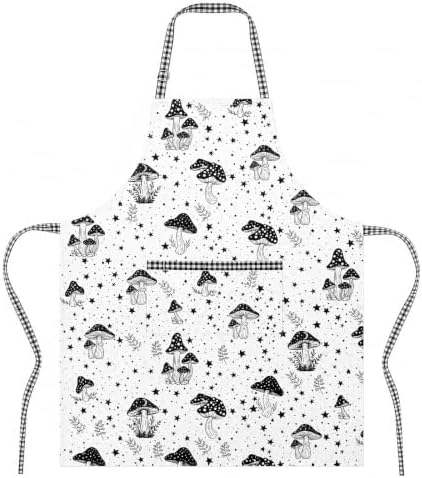 Kitchen Aprons for Women with 2 Pocket Adjustable Cute Vintage Holiday Gift by Unknown