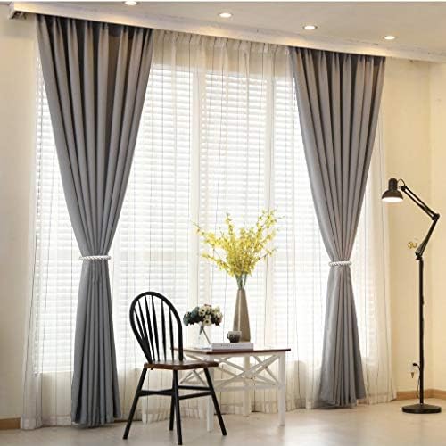 Curtain Tiebacks Ropes, 4pcs Decorative Handmade Tie Backs Curtain Holdbacks Holders Cord for Window Sheer Drapes Indoor Outdoor, Grey - Image 6