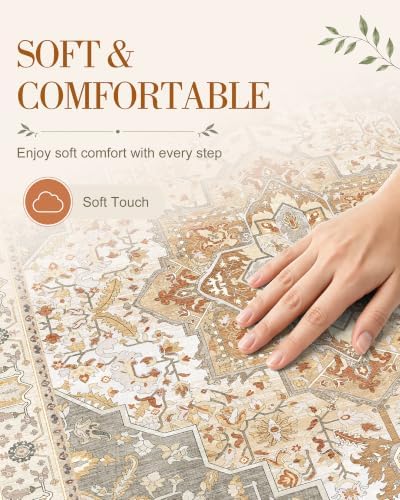 OLANLY 2'6"x12' Washable Runner Rug, Non Slip Carpet for Hallway Kitchen - Image 4
