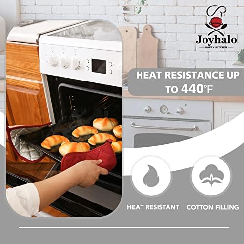 Joyhalo 4 Pack Pot Holders for Kitchen Clearance - Image 3