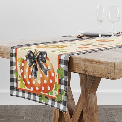OHOME Thanksgiving Decorations - Thanksgiving Table Runner | Thanks Giving Table Decor | Friendsgiving Party Decorations Centerpieces Supplies Essentials for Room Office Indoor - Image 3
