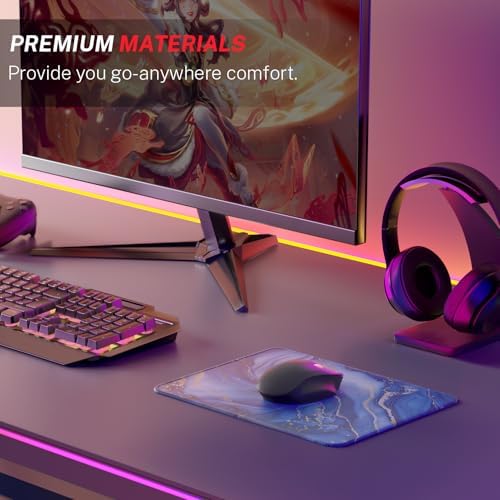 MROCO 3-Pack Mouse Pads, 30% Larger Surface, 8.5 x 11 in, Blue Marble - Image 6
