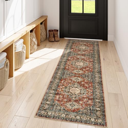 Lahome Oriental Washable Kitchen Runner Rug, 2x6 Runners for Hallway 6ft - Image 2