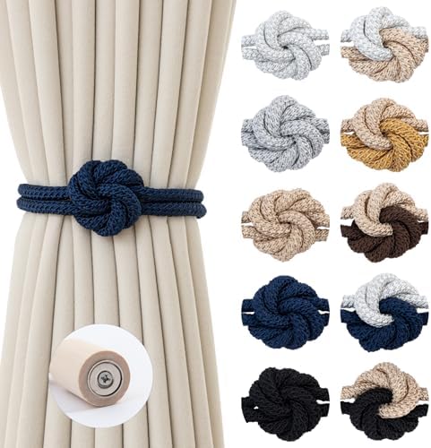 Magnetic Curtain Tiebacks Holdbacks Rope Curtain Tie Backs Outdoor Contoeey by CurtainTiebacks