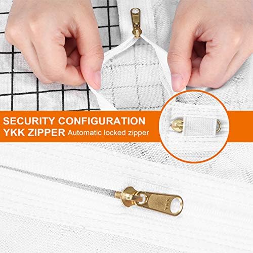 Fine Mesh Laundry Bags for Delicates, 3 Pack (2L+1M) Reusable Wash Bags with Sturdy Zippers, Durable Net Washing Bags for Lingerie, Bra, Sock, Underwear, Baby Clothes, Travel Organizer - Image 3