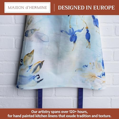 Maison d' Hermine Aprons for women with Pocket 100% Cotton (27.50"x31.50") - Image 2