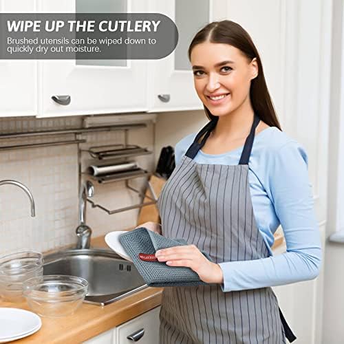 Nialnant 100% Cotton Kitchen Dish Towels, 6 Pack - Image 6