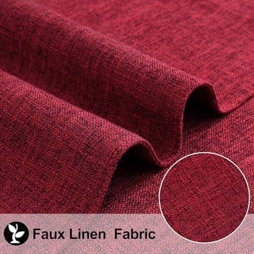 homing Faux Cotton Linen Placemats Set of 4, Cloth Dining Table Mats - Image 3