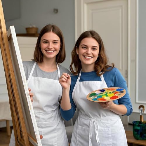 Adjustable Fabric Work Apron With Multi‑Pockets - Image 6