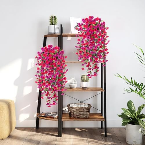 Artificial Petunias Flowers for Outdoors, Fake Hanging Plants UV Resistant - Image 4