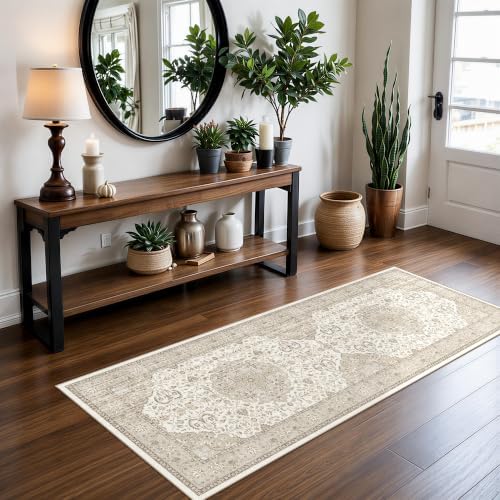 HAOYUNLAI 2x5 Washable Hallway Kitchen Runner Rug Non-Slip Water Resistant by HYHAOYUNLAI