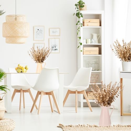 FEQO 120 Pcs Gold Artificial Eucalyptus Stems 15" Faux Eucalyptus Branches - Image 4