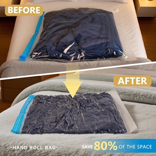 Compression Bags for Travel - Travel Essentials - 30 Pack Space Saver Bags - No Vacuum Needed - Compression Packing Bags for Cruise Accessories - Image 5