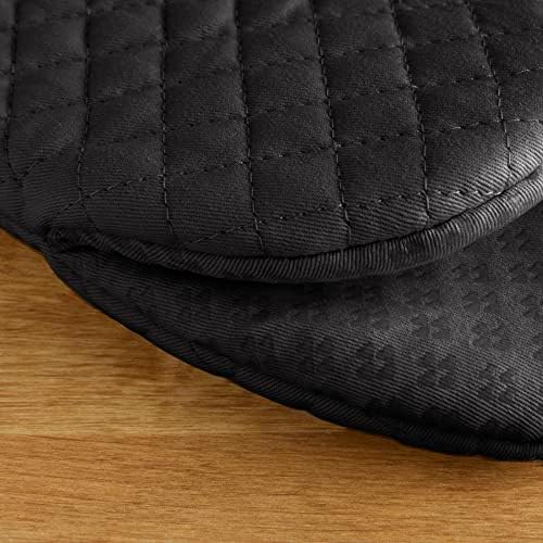 KitchenAid Asteroid Mini Oven Mitt Set, 5.5"x8", Black, 2 Piece - Image 3