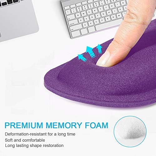 TECKNET Ergonomic Mouse Pad with Wrist Support - Image 3