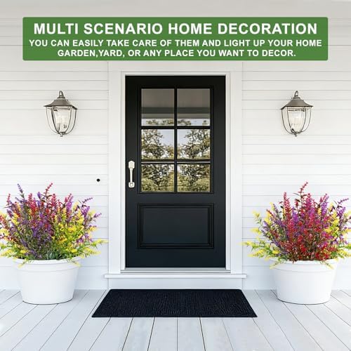 TURNMEON 20 Bundles Artificial Flowers for Outdoors UV Resistant No Fade - Image 3