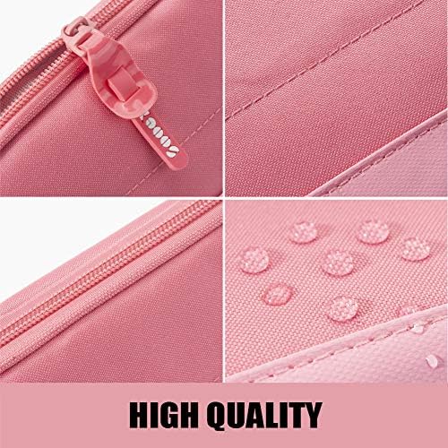 Sooez Wide-Opening Pencil Pen Case, Lightweight Spacious Pencil Pouch - Image 4