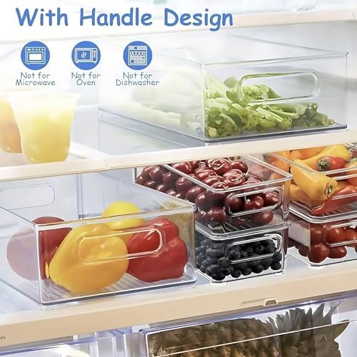 12 Pack Refrigerator Organizer Bins - Image 4