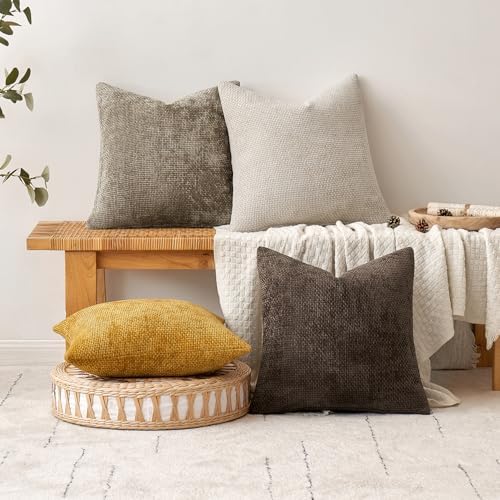 MIULEE Decorative Lumbar Throw Pillow Covers 12x20 in Mustard Yellow 2 Pack - Image 5