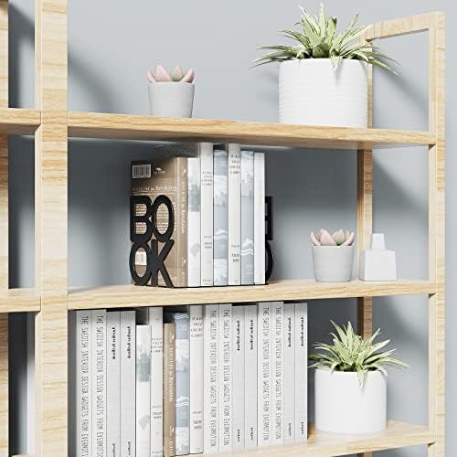4 Pair Book Ends, Bookends, Book Ends for Shelves,Bookend - Image 5