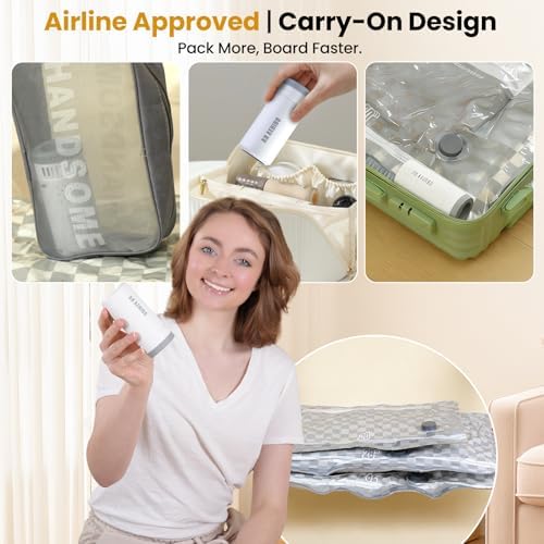 Vacuum Storage Bags with Pump, 21PCS Space Saver Bags for Clothing Travel - Image 5