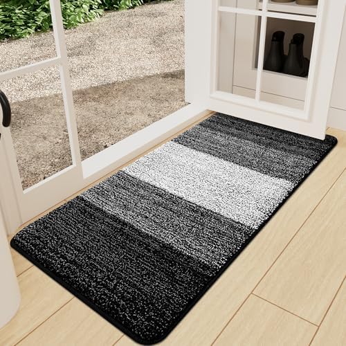 Kitinjoy Indoor Outdoor Door Mat, 47x24 Non-Slip Dirt Trapper Doormats by Kitinjoy