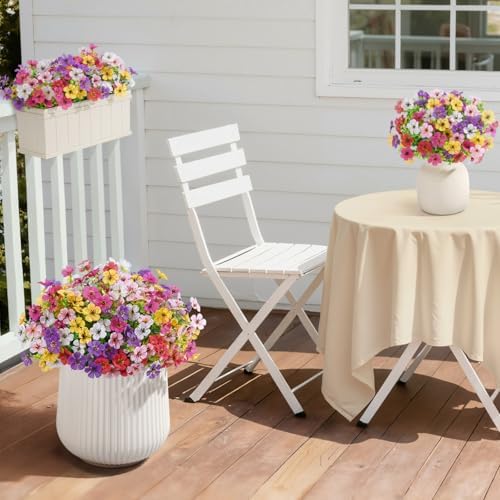 Lifewit Artificial Flowers for Outdoor, Faux Flowers for Garden Decor - Image 5